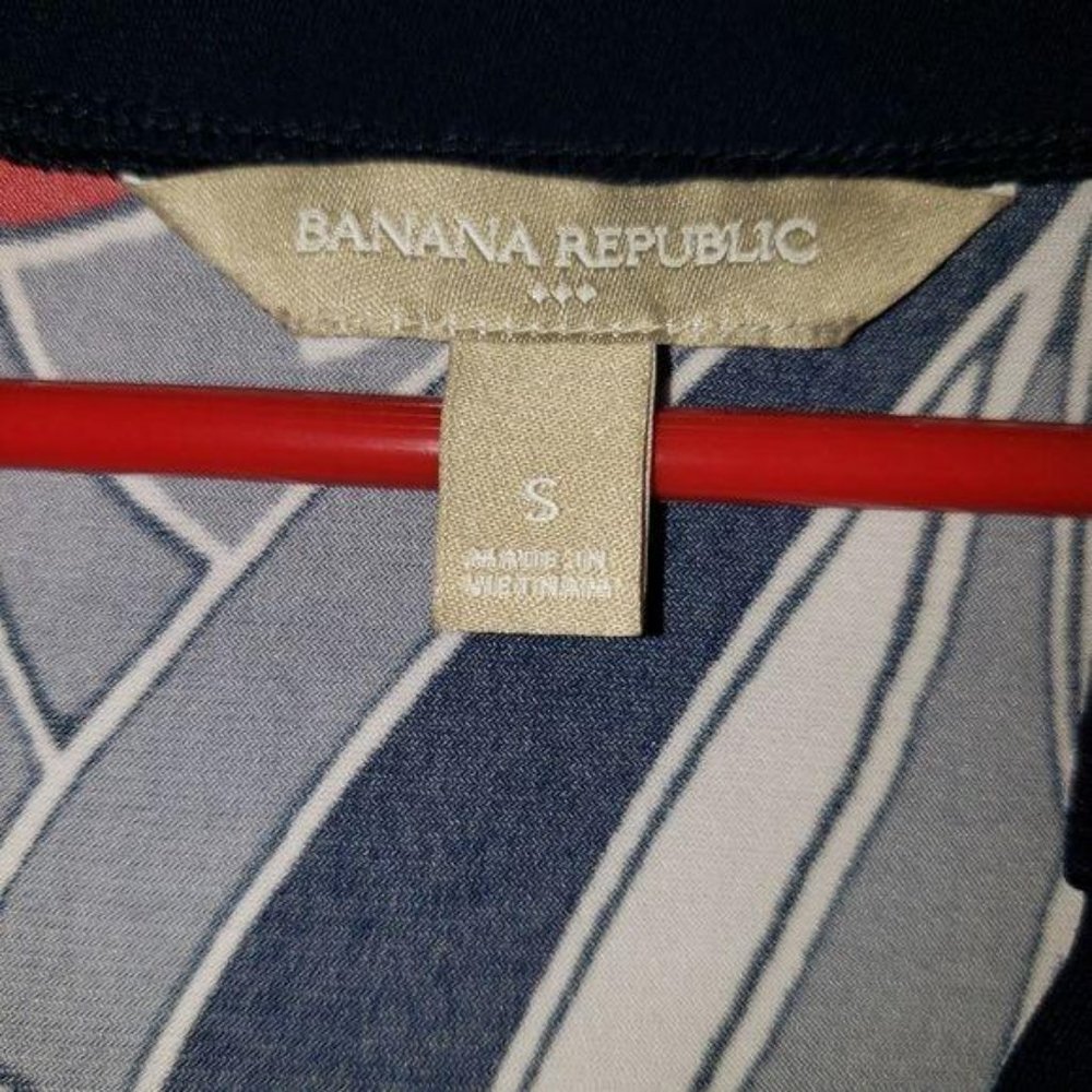 Banana Republic Blue Tunic dress floral Small - Picture 6 of 8